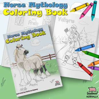 Norse Mythology Coloring Book