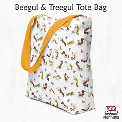 Beegul & Treegul All-Over Print Tote Bag