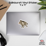 Gullinbursti Boar Vinyl Sticker