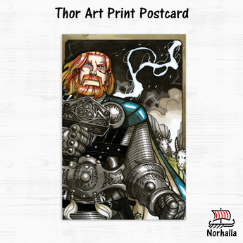 Thor Art Print Postcard