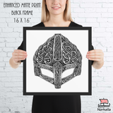 Viking Helmet Framed Art Print