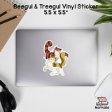 Beegul and Treegul Sticker