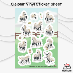 Sleipnir Sticker Sheet