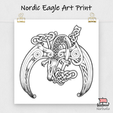 Nordic Eagle Art Print