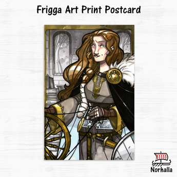 Frigga Art Print Postcard