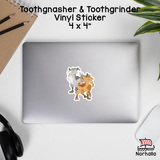 Toothgnasher & Toothgrinder Vinyl Sticker