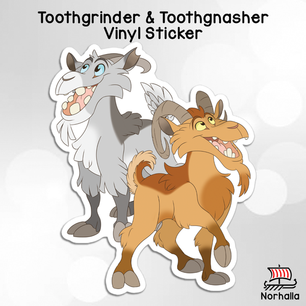 Toothgnasher & Toothgrinder Vinyl Sticker