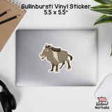 Gullinbursti Boar Vinyl Sticker