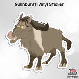 Gullinbursti Boar Vinyl Sticker