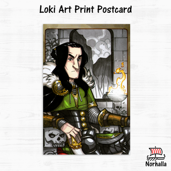 Loki Art Print Postcard