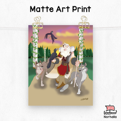 Odin Matte Art Print