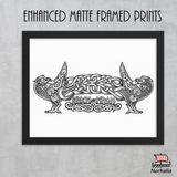 Hugin and Munin Framed Art Print