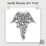 Nordic Ravens Art Print