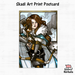 Skadi Art Print Postcard