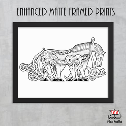 Sleipnir Framed Art Print