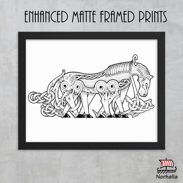 Sleipnir Framed Art Print