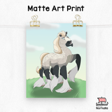 Sleipnir Matte Art Print