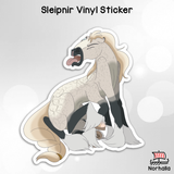 Sleipnir Sitting Vinyl Sticker
