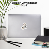 Sleipnir Sitting Vinyl Sticker