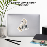 Sleipnir Sitting Vinyl Sticker