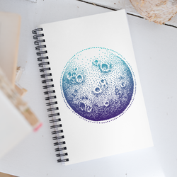 Nordic Moon Journal - Multi on White