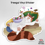 Treegul Eating Candy Vinyl Sticker