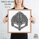 Viking Helmet Framed Art Print
