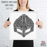 Viking Helmet Framed Art Print