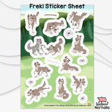 Geri & Freki Sticker Sheets