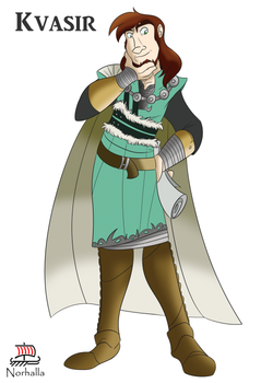 Kvasir is the keeper of the book, 