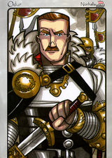 Odur - Scene from Legends, Freyja's Amber Tears. Illustration by Nicolas R. Giacondino, copyright Norhalla.com.