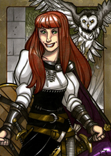 Gersemi - Gersemi is one of Freyja and Odur's daughters, and sister to Hnossa. Illustration by Nicolas R. Giacondino, copyright Norhalla.com.