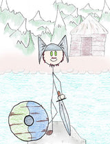 Njord - Njord goes to Asgard after the Aesir-Vanir war with his two children Freyr and Freyja. Njord was born in Vanaheim, lives by the sea in a place called Noatun.  Illustration for Norse, of Course! by Kristin Valkenhaus, copyright Norhalla.com.