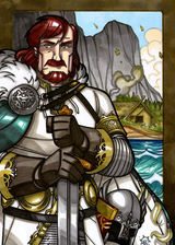 Njord - Njord goes to Asgard after the Aesir-Vanir war with his two children Freyr and Freyja. Njord was born in Vanaheim, lives by the sea in a place called Noatun.  Illustration by Nicolas R. Giacondino, copyright Norhalla.com.