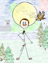 Odur - Odur is Freyja's husband and father to Hnossa and Gersemi. The name "Odur" means "divine madness", meaning the obsession, desire, love, lust for one's soul mate. Illustration for Norse, of Course! by Kristin Valkenhaus, copyright Norhalla.com. 