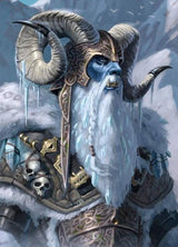 Ymir - Ymir is the first great adversary Buri (Odin's grandfather) encounters.  Ymir's sons kill Buri out of jealousy.  Odin and his brothers then go to war with Ymir and his sons and kill them all but for Bergelmir and his wife, who leave to settle new lands, now Jotunheim. Norhalla.com